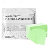 cheap Household Appliances-100 Pieces Multi-Effect Floor Cleaning Sheets, Dissolvable Concentrated Mopping Slices for Deep Cleaning, Quick Drying &amp; Streak-Free Floor Cleaner for Hardwood, Tile, Marble, Laminate