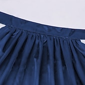 abordables Ensemble Dirndl-Oktoberfest Robe Dirndl Ensemble Dirndl Blouse Dirndl Longueur midi Tablier aspect satiné Femme de ménage Allemand Alpin Patrimoine Prairies Femmes Carnaval Fête de la Bière Tissu de style