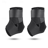 cheap Braces &amp; Supports-Ankle Brace with Dual Side Stabilizers - Adjustable Compression Ankle Support for Sports, Sprain Recovery &amp; Injury Prevention