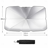 ieftine incalzire racire-Umbrelă de soare pentru parbriz auto, parasolar pliabil cu protecție UV pentru geamul din față, parasolar reflectorizant care blochează căldura, capac interior de răcire pentru mașini, SUV-uri și