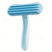abordables Cuidado del cabello-3 peines de silicona para conejos, peines para mascotas pequeñas, peines para pelo de gato, cepillos para pelo de cobaya, herramienta de limpieza y cuidado del pelo, recortador de belleza, peine para