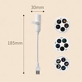 voordelige Sterrenstelsel &amp; Planetarium-melkwegprojector &amp;Nachtlampje, USB-aangedreven sterrenhemelprojectorlamp, 15 patronen, draagbaar LED-nachtlampje voor slaapkamer, auto, huisdecoratie, dromerige plafondprojectielamp