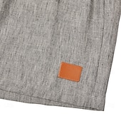 baratos Feriado-Homens Calção Shorts de linho Shorts de verão Shorts de praia Com Cordão Bolsos Cintura elástica Tecido Conforto Respirável Curto Praia Férias Feriado Havaiana Boho Azul Preto