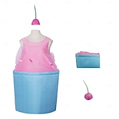 cheap Women's Costumes-Outfits Funny Costumes Onesie Costume Cup Cake Funny Costume Adults' Women's Halloween Carnival Party Performance Dress Up