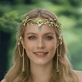 abordables Accesorios y más-Retro Antiguo Medieval Renacimiento Accesorios para el Pelo disfraz de fantasía Elfo Hada Disfraz Unisexo Fantasía Víspera de Todos los Santos Carnaval Feria del Renacimiento LARP Adultos
