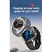 abordables Montres connectées-Montre connectée pour homme (répondre/passer des appels), bracelet d'activité avec écran tactile HD rond de 1,39 pouce, moniteur de fréquence cardiaque et de sommeil SpO2, étanche IP68, montre