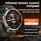 preiswerte Smartwatch-5G-Smartwatch mit SIM-Kartensteckplatz, Android-Smartwatch für Herren mit drehbarer Kamera, WLAN, GPS-Unterstützung für Social-Media-Apps wie TikTok, Instagram und YouTube sowie unabhängiger