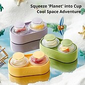 preiswerte Eisgeräte-Silikon-Eiskugelform mit 2 Mulden für Whisky, runde Eiswürfelform, große Eiskugelform für Bourbon &amp;Cocktails, wiederverwendbarer, leicht zu entnehmender Silikon-Eiswürfelformer für Zuhause, Bar und