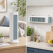 olcso Ventilátorok-Hordozható, penge nélküli mini klímaberendezés, kompakt és finom, ultra csendes és energiatakarékos, hálószobákba, irodákba és kollégiumokba alkalmas.