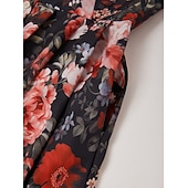 preiswerte Dirndl-Kleider-Damen Floral Dirndl Kleid mit Schürze Oktoberfest Bayerischer Karneval Bierfestival Trachtenkleid Traditioneller Stil