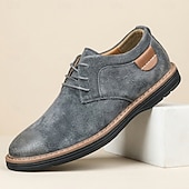 economico Scarpe Casual con Lacci-Stivali casual minimalisti alti da uomo, scarpe stringate urbane moderne per uomo, stile street pulito per ufficio, viaggi, passeggiate e uso quotidiano