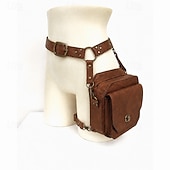 abordables Accesorios y más-Punk y gótico Medieval Steampunk bolsa Doctor de plaga Color sólido Disfraz Hombre Mujer Carnaval Mascarada Vuelta al cole Fiesta Ocasión especial Adulto Maleta