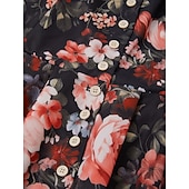 preiswerte Dirndl-Kleider-Damen Floral Dirndl Kleid mit Schürze Oktoberfest Bayerischer Karneval Bierfestival Trachtenkleid Traditioneller Stil