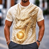  Per uomo Animale Mucca Maglietta Manica Corta maglietta Stampa 3D Girocollo Camicia Divertente Casuale Quotidiano Streetwear Nero Giallo Marrone Estate Primavera Abbigliamento S M L XL 2XL 3XL