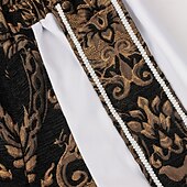 abordables Conjuntos-Conjunto Retro Antiguo Tudor Pantalones Chaleco Camisas Príncipe Jacquard Disfraz Hombre Real Víspera de Todos los Santos Carnaval Mascarada Rendimiento Fiesta / Noche Feria del Renacimiento Adultos
