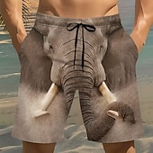 economico Animali &amp; Uccelli-Per uomo Animale mucche Costumi da bagno Costumi da bagno Pantaloncini da bagno Pantaloncini da Surf Misura del girovita medio Divertente Quotidiano Vacanza al Mare Tasche Laterali fodera in rete