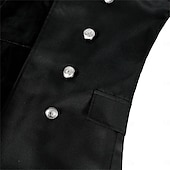 ieftine Îmbrăcăminte exterioară-Medieval Renascentist Steampunk Geacă Palton Mâneci Lungi Vampiri Aventurier Doctorul ciumei Costume de fancy Bărbați Steampunk Halloween Carnaval Mascaradă Petrecere / Seara Târgul Renașterii LARP