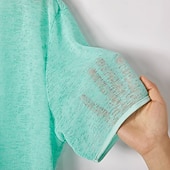  Herren T Shirt Strick-T-Shirt T-Shirt Kurzarm V Ausschnitt Sommer Einfarbig Mode Leicht Basic Netz Gestrickt Lässig Urlaub Straße Schwarz Purpur Grün Top T-Shirt für Herren