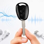 billiga Bärbara ljud- och videospelare-M8 Mini Digital Röstinspelare – Röstaktiverad Nyckelringsstil Ljudinspelare Portabel MP3 Spelare Gåva Idé