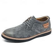 economico Scarpe Casual con Lacci-Stivali casual minimalisti alti da uomo, scarpe stringate urbane moderne per uomo, stile street pulito per ufficio, viaggi, passeggiate e uso quotidiano