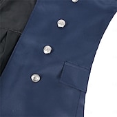 ieftine Îmbrăcăminte exterioară-Medieval Renascentist Steampunk Geacă Palton Mâneci Lungi Vampiri Aventurier Doctorul ciumei Costume de fancy Bărbați Steampunk Halloween Carnaval Mascaradă Petrecere / Seara Târgul Renașterii LARP