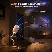 cheap Indoor &amp; Party Lighting-USB Star Projector Night Light, 5D Holographic Galaxy and Ocean Projector with Projection Films, 360° Adjustable Plug-in Ceiling Light for Bedroom, Car, Kids Room Decor