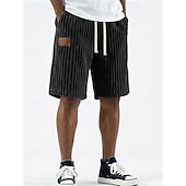 Χαμηλού Κόστους Casual σορτς-Ανδρικά Σορτσάκια Casual σορτς Κοτλέ Σορτς Τσέπη Ελαστική μέση Σκέτο Με Υφή Άνεση Αναπνέει Πάνω από το Γόνατο Causal ΕΞΩΤΕΡΙΚΟΥ ΧΩΡΟΥ Παραλία Διακοπές Μοντέρνα Λευκό Χακί Μικροελαστικό