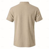  Medieval Renaissance Shirt Short Sleeves Pirate Viking Fancy Dress Men's Viking Pirate Halloween Carnival Performance LARP Ren Faire Adults' Shirt Summer