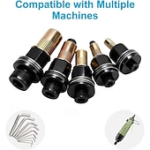 economico set di punte da trapano-Set di utensili per rivetti in acciaio al carbonio, testa per rivetti, kit di rivetti filettati M3, M4, M5, M6, M8, accessorio per rivettatrice manuale per officine di riparazione auto.