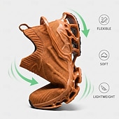 abordables Zapatillas Informales-Zapatillas deportivas de punto transpirables para hombre, ligeras y sin cordones, ideales para caminar y correr, para uso casual, viajes, fitness, actividades al aire libre y comodidad diaria.