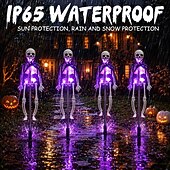cheap Outdoor &amp; Yard Displays-Solar Powered Skeleton Skeleton Ground Stake Lights, Outdoor Garden Yard Glowing Decorative Landscape Lamp for Halloween Holiday Party Atmosphere Decor