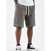 Χαμηλού Κόστους Casual σορτς-Ανδρικά Σορτσάκια Casual σορτς Κοτλέ Σορτς Τσέπη Ελαστική μέση Σκέτο Με Υφή Άνεση Αναπνέει Πάνω από το Γόνατο Causal ΕΞΩΤΕΡΙΚΟΥ ΧΩΡΟΥ Παραλία Διακοπές Μοντέρνα Λευκό Χακί Μικροελαστικό