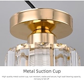 cheap Chandeliers-Modern Crystal Ceiling Light, E27 Crystal Chandelier Ceiling Lamp, Round Lampshade for Hallway, Stairs, Living Room, Bedroom, Kitchen, Bar, Restaurant
