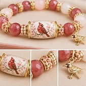  Love, Remembrance & Cardinal Blessings 2026 Limited Edition Bracelet, Bird Beaded Bracelet, Inspirational Jewelry Gift for Women, Memorial Keepsake, Sympathy Gift