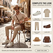 ieftine Pantofi casual cu șireturi-Pantofi sport casual business pentru bărbați, respirabili, tricotați, cu șireturi, ușori și confortabili, pentru birou, călătorii, plimbări zilnice, ținute smart casual și weekend