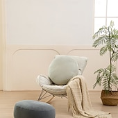 cheap Throw Pillows,Inserts &amp; Covers-Ultra Soft Suede Pebble Throw Pillow, Fluffy Rock Shaped Floor Seating Cushion, Cute Novelty Stone Hugging Pillow for Sofa, Bedroom &amp; Home Decor