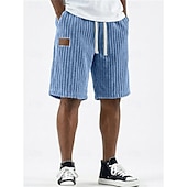 Χαμηλού Κόστους Casual σορτς-Ανδρικά Σορτσάκια Casual σορτς Κοτλέ Σορτς Τσέπη Ελαστική μέση Σκέτο Με Υφή Άνεση Αναπνέει Πάνω από το Γόνατο Causal ΕΞΩΤΕΡΙΚΟΥ ΧΩΡΟΥ Παραλία Διακοπές Μοντέρνα Λευκό Χακί Μικροελαστικό