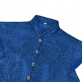 levne Topy-Retro Středověké Renesanční Kamizelka Bez rukávů Princ Šlechtic Žakár Stojáček Maškarní kostým Pánské Královský Plesová maškaráda Renesanční jarmark LARP Dospělé Vesta