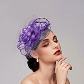 cheap Fascinators &amp; Hats-Elegant Derby Headpiece Fascinator Gentlewoman Fancy Dress Women's Carnival Party Derby Wedding Party Adults' Fascinator Spring &amp; Summer