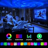 cheap Haunted House Special Effects-Planet Galaxy Star Projector Night Light, Remote‑Controlled Color Changing Sky Projection Lamp, Ambient Star Light for Kids Bedroom, Living Room, Party Home Decoration