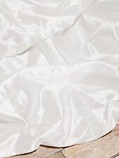 cheap Wedding Dresses-Hall Wedding Dresses A-Line Sweetheart Strapless Sleeveless Chapel Train Taffeta Bridal Gowns With 2025