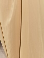 זול שמלות לאירועים מיוחדים-מעטפת \ עמוד אלגנטית לבוש רשמי ערב רישמי שובל סוויפ \ בראש ללא שרוולים כתפיה אחת שיפון עם חרוזים פרח 2025