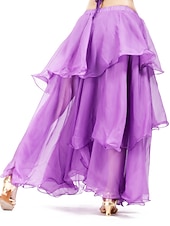 economico Abbigliamento danza del ventre-Danza del Ventre Gonna Volant A balze Per donna Allenamento Chiffon