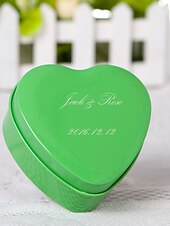 cheap Weddings &amp; Events-24 Piece/Set Favor Holder-Heart-shaped Metal Favor Boxes Personalized