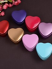 cheap Weddings &amp; Events-24 Piece/Set Favor Holder-Heart-shaped Metal Favor Boxes Personalized