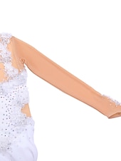 preiswerte Eiskunstlaufkleider-Eiskunstlaufkleid Damen Mädchen Eislaufen Kleider Austattungen Hellgelb Yan-pink  Violett Blume Gitter Spandex Spitze Hochelastisch Ausbildung Wettbewerb Eiskunstlaufkleidung Blume Dummes Licht