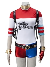 olcso Joker stílus-Szuperhősök Börleszk / Bohóc Harley Quinn Szerepjáték Jelmezek Filmsztár jelmez for Női Gyermeknap