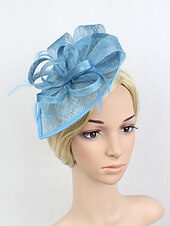levne Fascinátory-fascinátory kentucky derby klobouk květiny pokrývky hlavy plastový podšálek klobouk svatba zvláštní příležitost party / večer dámy den melbourne cup s květinovou pokrývkou hlavy pokrývka hlavy