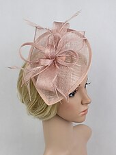 levne Fascinátory-fascinátory kentucky derby klobouk květiny pokrývky hlavy plastový podšálek klobouk svatba zvláštní příležitost party / večer dámy den melbourne cup s květinovou pokrývkou hlavy pokrývka hlavy