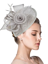 levne Fascinátory-fascinátory kentucky derby klobouk květiny pokrývky hlavy plastový podšálek klobouk svatba zvláštní příležitost party / večer dámy den melbourne cup s květinovou pokrývkou hlavy pokrývka hlavy